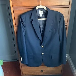 Navy Boys Blazer With Gold Buttons